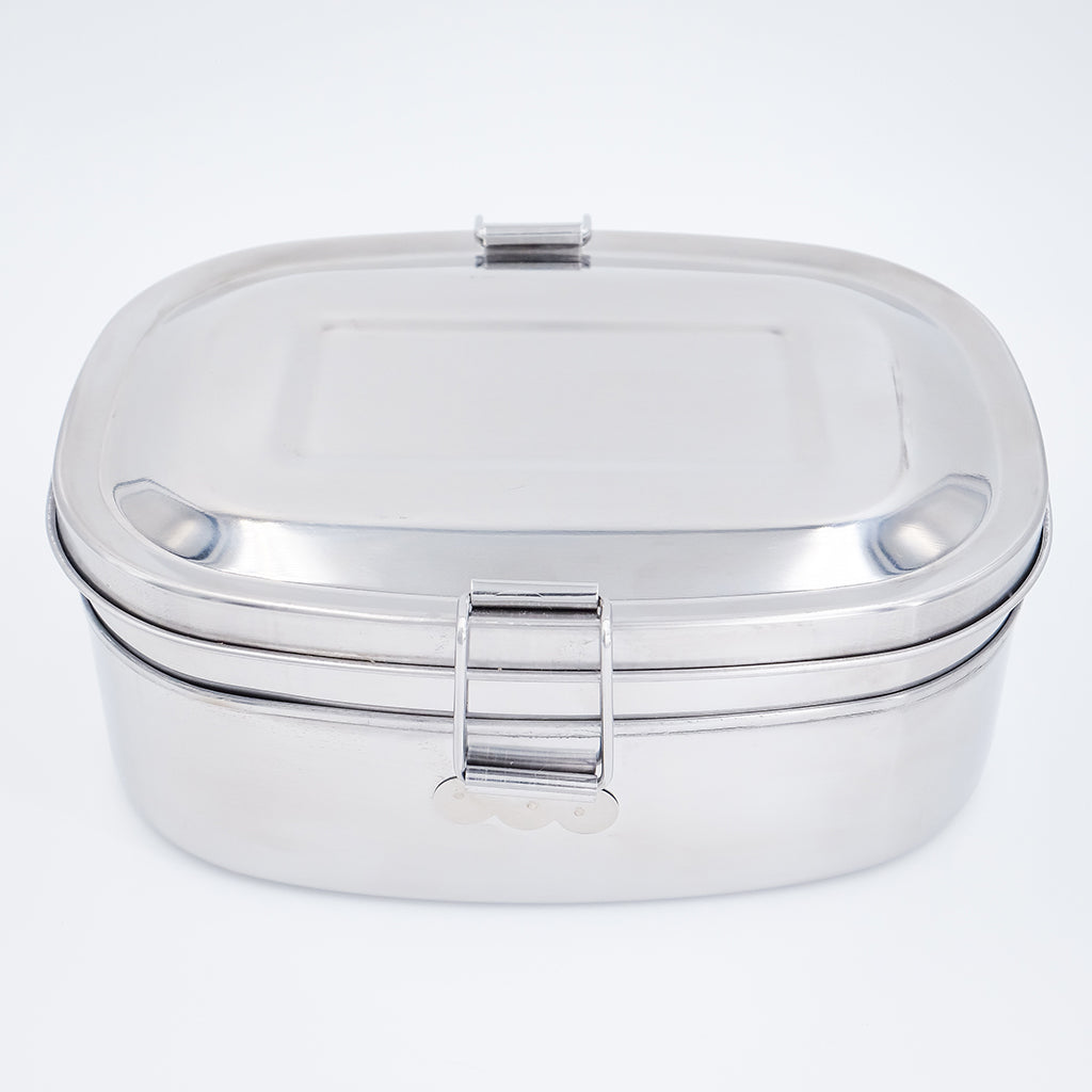 Stainless steel two-layer lunch box