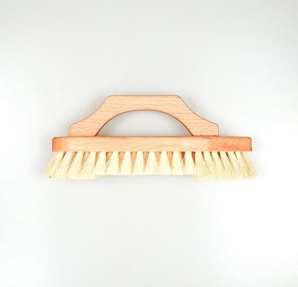 Wooden Scrub Brush With Handle