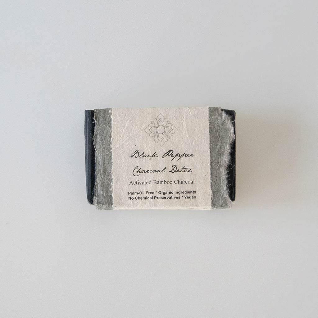 Activated Bamboo Charcoal Detox Soap - Vegan, Palm oil free
