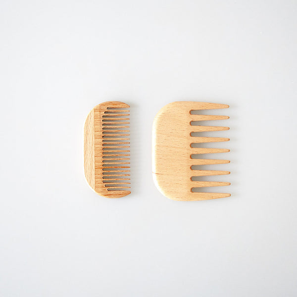 Wooden Pocket Comb for Travel - 2 Styles