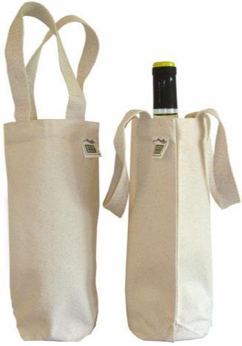 Single-Bottle Canvas Wine Tote | Made in USA by Enviro-Tote