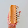 Wooden Lint Brush with Rubber Bristles